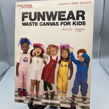 Vintage Waste Canvas Designs Patterns, Funwear Kids Clothing Projects 1988 - £6.27 GBP