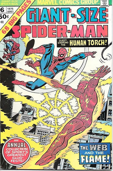 Primary image for Giant-Size Spider-Man Comic Book #6, Marvel Comics 1975 VERY FINE