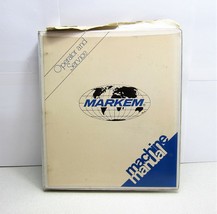 MARKEM Machine Manual Model 530 0855085 2-85 - $17.44