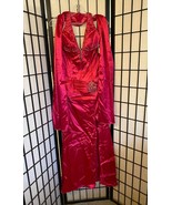 NWT May Queen Couture Long Pink Gown with Shawl Size 6 - £46.70 GBP