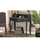 Adora Blue Spruce Accent Writing Desk - $8,573.72 MXN