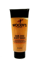 Woody&#39;s For Men Hair &amp; Body Wash All Purpose Body Wash Hair &amp; Skin 10 oz - £13.08 GBP