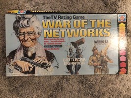 War of the Networks Board Game Incomplete TV Rating Game Hasbro 1979 - $24.99