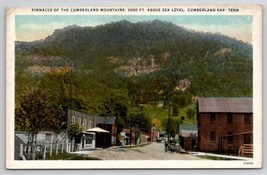 Cumberland Gap TN Pinnacle Of  Mts 3000ft Above Sea Level And Town Postcard P23 - $12.95