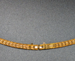 NOS Pulsar by Seiko Ladies Y480-5180 Gold Tone Watch Bracelet Band 514MC... - $29.69