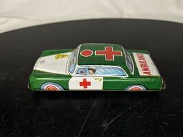 Vintage Friction Tin Car Mercedes Ambulance Made In Japan Toy - $25.00