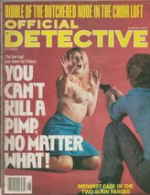 ORIGINAL Vintage Official Detective Magazine Vol 47 #8 August 1977 GGA - £38.78 GBP