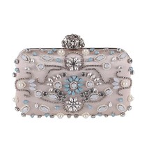 Fashion  Crystal  Evening Bags Wedding Bride Bridesmaid Evening Clutch Bags   La - £73.46 GBP