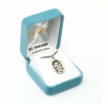 St. Vincent 24 Inch Sterling Silver Necklace - £40.58 GBP
