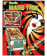 Mars Trek Pinball FLYER Original Unused Art Android Lady Alien Space Age... - £30.08 GBP