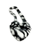 Faux fox fur women&#39;s single shoulder fashion fashion heart-shaped fur bag - €52,33 EUR