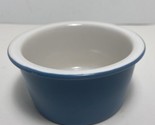 Laura Ashley Stoneware London Blue Glazed Desert or Condiment Cup One piece - $11.65