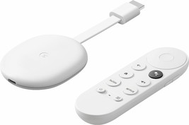 Chromecast with Google TV (4K) - Snow - $91.99