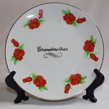 Vintage Collectible Rose Grandmother Plate Spencer 1982 Japan Pretty Rar... - $5.13 CAD