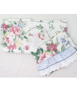 Waverly Belle Rive Floral Ruffled 2-PC Twin Fitted Sheet and Standard Pi... - £28.19 GBP