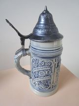 9&quot; Hoffritz Thewalt Beer Stein With Lid Western Germany MARKED YEAR 1894  - $1,915.38 MXN