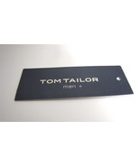 New Tom Tailor Men Rectangular Tag + 10.8x4cm Thick Black Cardboard-
sho... - $6.29