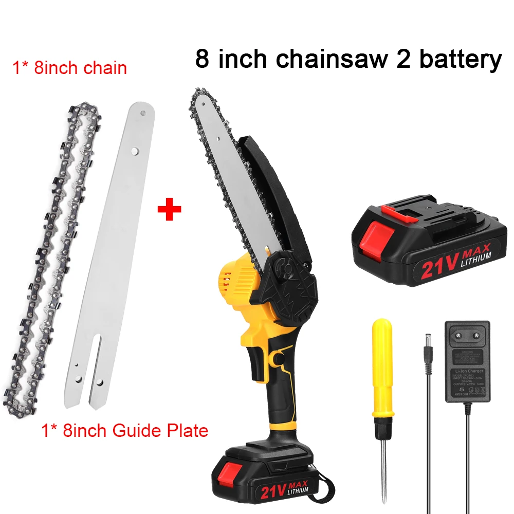 21V Two Battery 6 In/4In Mini Electric Pruning Saw Rechargeable Saw Small  Split - £77.28 GBP