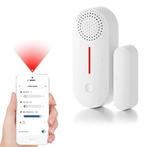 WiFi Window Alarm Door Security Alarm Sensor, iKiKin Intelligent Sound A... - £22.88 GBP