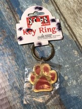 101 dalmatians metal keychain Dog Paw Print Disney Vintage - £5.49 GBP