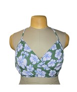 Victorias Secret Pink L-DD Bikini Top Floral Crossover Criss Cross Back ... - $17.17