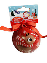 New Official Rudolph The Red Nose Reindeer Christmas Ornament 3&quot; Ball - £12.56 GBP