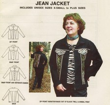 Misses Plus Size Denim Jean Jacket MacPhee Workshop Sew Pattern 32&quot;- 50&quot; - £7.80 GBP