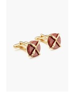 Valentino Garavani Men’s Goldtone &amp; Stone Cufflinks NIB - $217.80