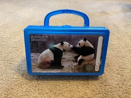 Vintage Smithsonian&#39;s National Zoo Whirley Drink Works Pencil Lunch Box USA - $16.82