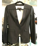 BCBG MAXAZRIA Black Button Front Style#JOVAD380-001 Blazer/Jacket Sz XS ... - £71.95 GBP