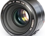 Large Aperture Auto Focus Lens Compatible With Canon Ef Mount Eos Camera, - $106.93