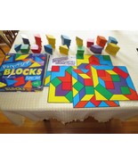 Learning Resources PARQUETRY BLOCKS SUPER SET w/Game Instructions, Extra... - £15.72 GBP