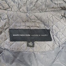Marc New York Andrew Marc Girls/Women's M Gray Quilted Puffer Vest Zip Pocket  image 3