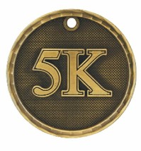 5K Running Medal Award Trophy Team Sports W/Free Lanyard Runner Race 3D221 - $0.91+