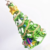 Thomas Pacconi Museum Series Christmas Holiday Tree Blown Glass Ornament 6.5&quot; - £14.78 GBP