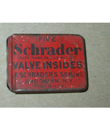 Schrader Tire Valve  Tin - Good condition - £3.87 GBP
