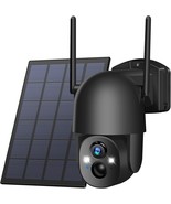 Poyasilon Solar Security Cameras Wireless Outdoor, 3Mp 2K, Way Audio (Bl... - $76.94