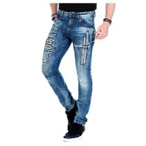 Men&#39;s CD431 Fashion Med. Blue Denim Pants - £155.43 GBP