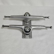 Gullwing Sidewinder II Longboard Trucks 10″ Axle Dual Kingpin Silver Raw... - €58,26 EUR