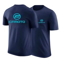 Cfmoto 2023 Men&#39;s New Solid Color Shorts Sleeve Summer Casual   T-shirts Print P - £86.97 GBP