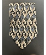 Zylos George Machado Elegant Silk Tie With Geometric Multicolor Pattern - $20.82 CAD