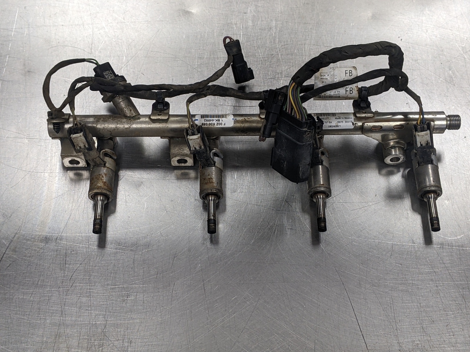Fuel Injectors Set With Rail For 19-24 Ford Ranger 2.3 K2GE9G929AB RWD ...
