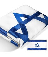 Anley EverStrong Series Israel Flag 3x5 Foot Heavy Duty Nylon Embroidered - £20.21 GBP