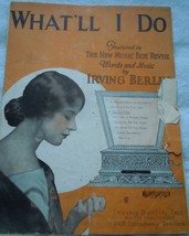 Vintage What’ll I Do by Irving Berlin Sheet Music 1923 - £1.55 GBP