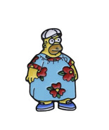 Homer Simpson Muumuu Hawaiian Dress The Simpsons Enamel Metal Pin, New - £4.34 GBP