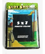 Slot Shots by Chromium Graphics 5x7 Golf Photo Frame Shiny NIP - $278.95 MXN