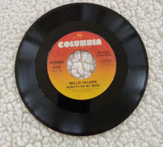 Willie Nelson Always On My MIND/THE Party&#39;s Over 45 Record - £3.98 GBP