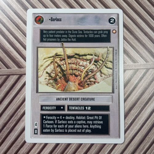 Sarlacc - 2nd Anthology - Star Wars CCG Customizeable Card Game SWCCG - $0.99