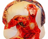 DC Comics The Flash Rubber Logo Sublimated All Over Print Snapback - $27.39