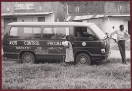 Press Photo AIDS Prevention Uganda Africa Activism E. Hooper WHO - £17.28 GBP